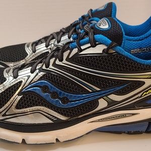 SAUCONY REDEEMER ISO MEN BLACK/BLUE SIZE 10.5 1/2